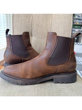 Thursday Boot Co. Legend Chelsea Boots Brown Leather Men's Size 11.5